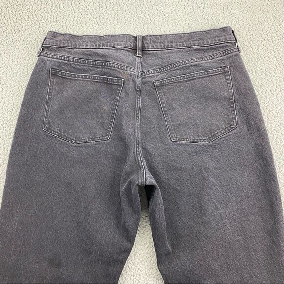 Abercrombie & Fitch Women's The Baggy Low Rise Straight Jeans  |  Size: 32/14L - Picture 5 of 14